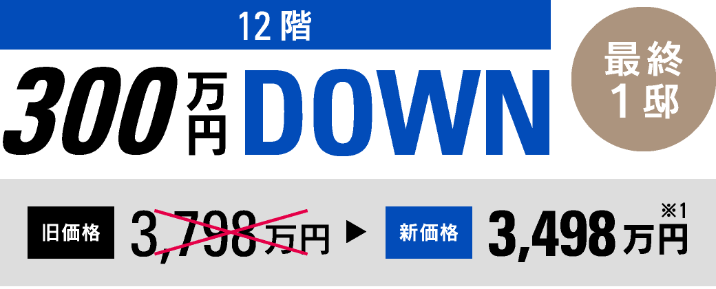 300万円ダウン