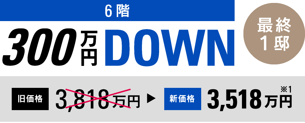 300万円ダウン