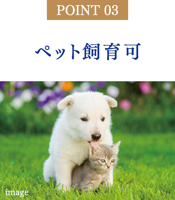 ペット飼育可